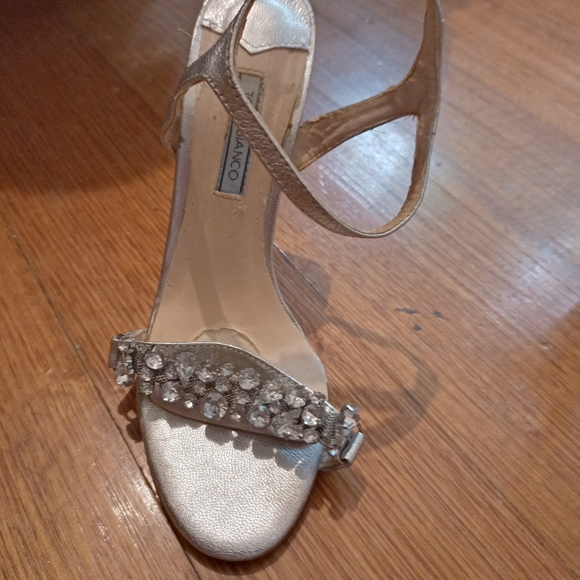 Tony Bianco Silver Kosta Diamente  strap stiletto heel in size 6 - Picture 7 of 9
